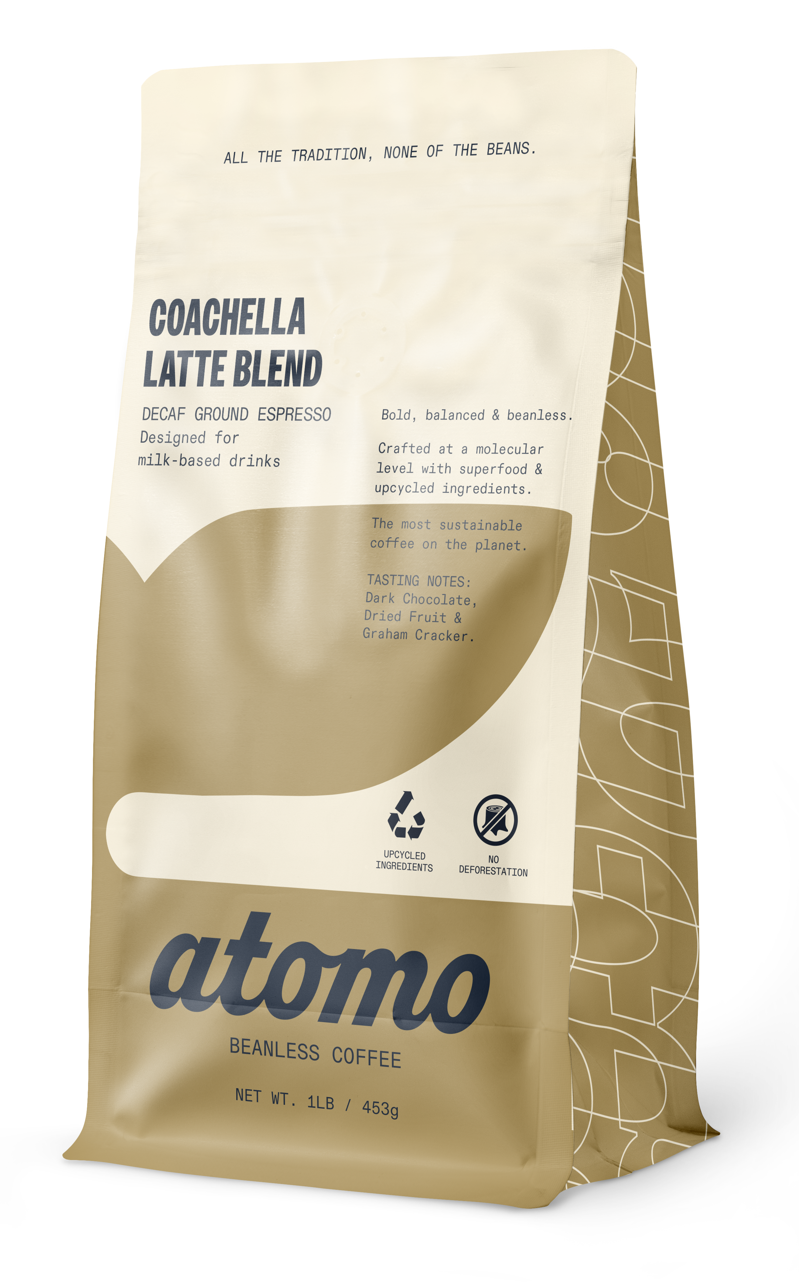 Espresso Grounds - Decaf Coachella Latte Blend - 1LB