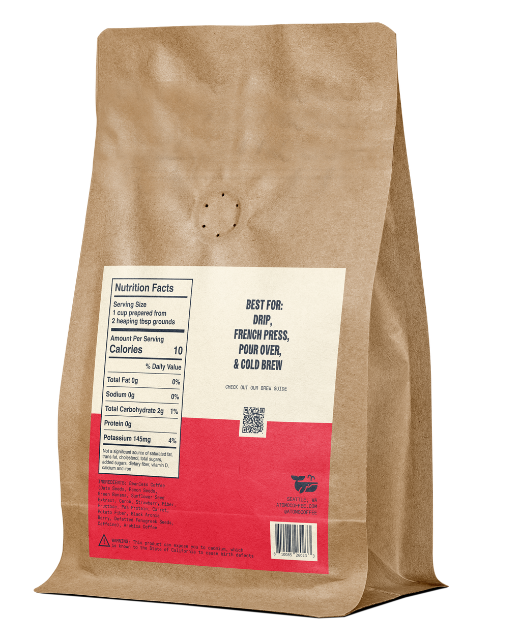 Atomo 50:50 Drip - Medium Roast Grounds Wholesale