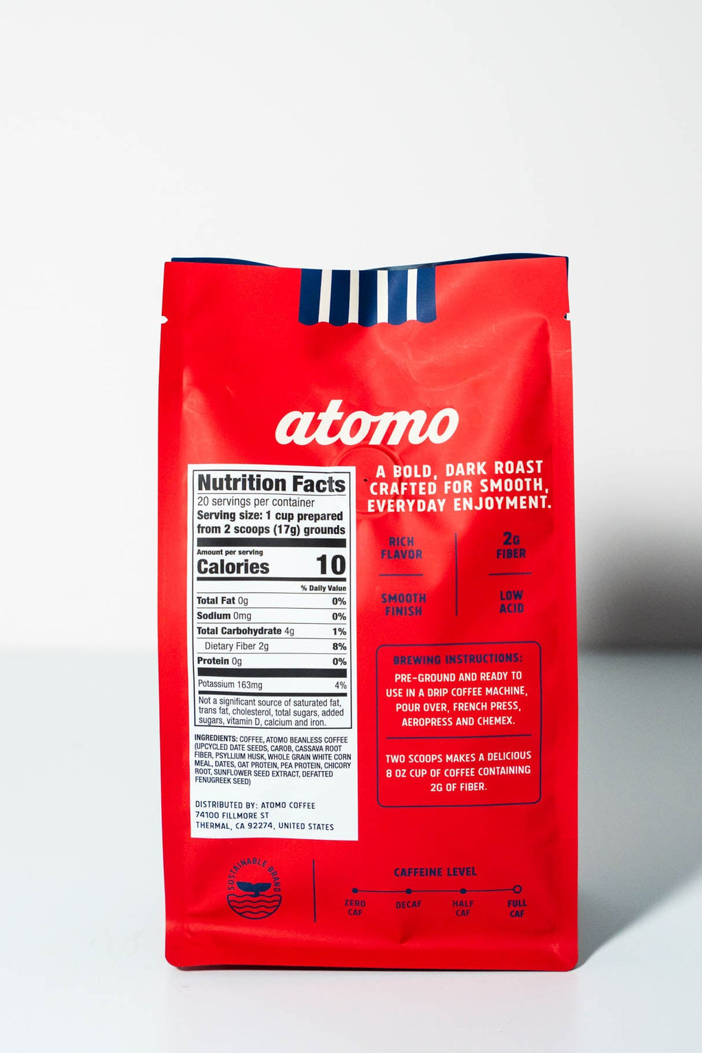 Atomo French Roast Ground Coffee