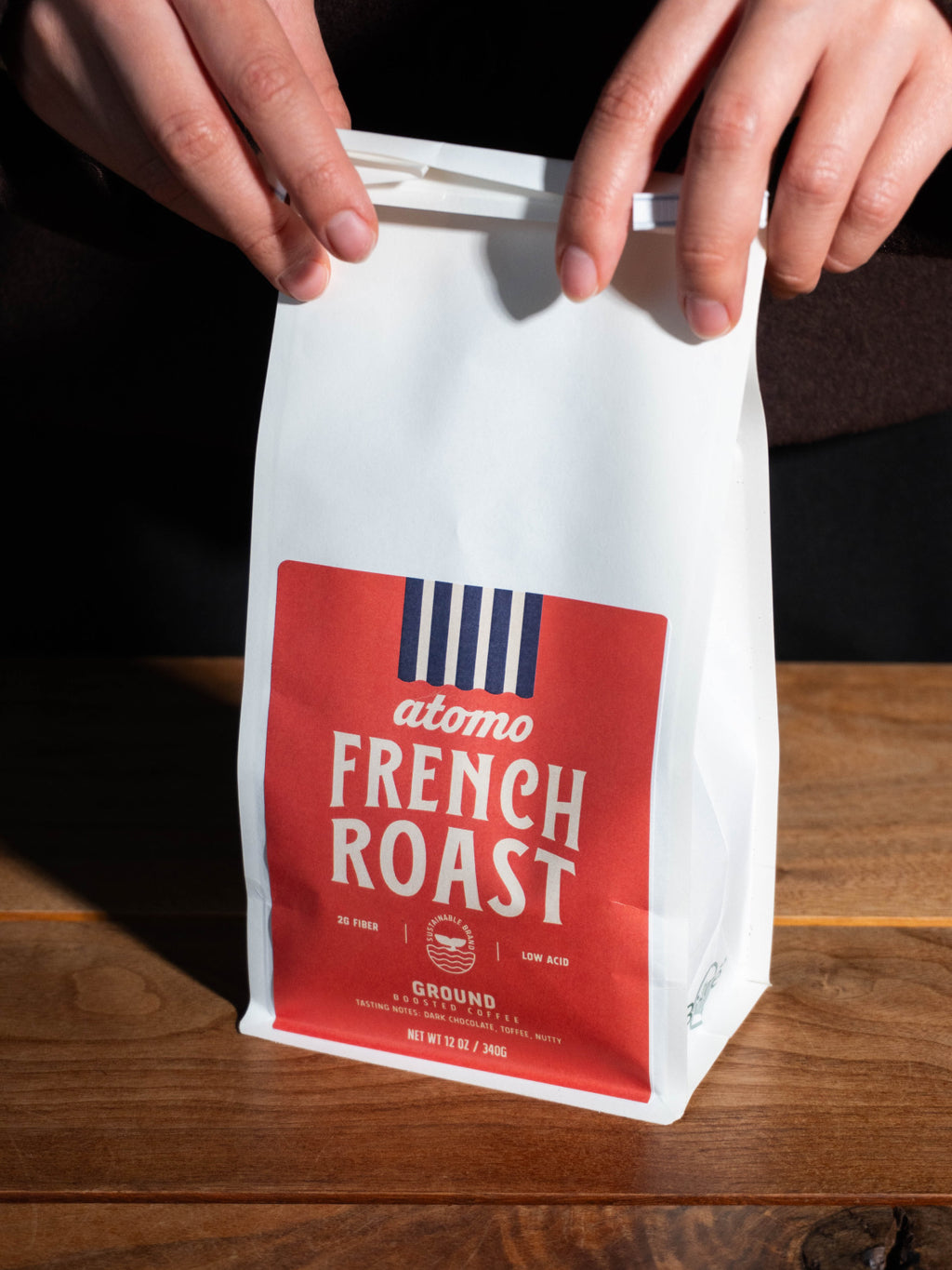 Atomo French Roast Ground Coffee