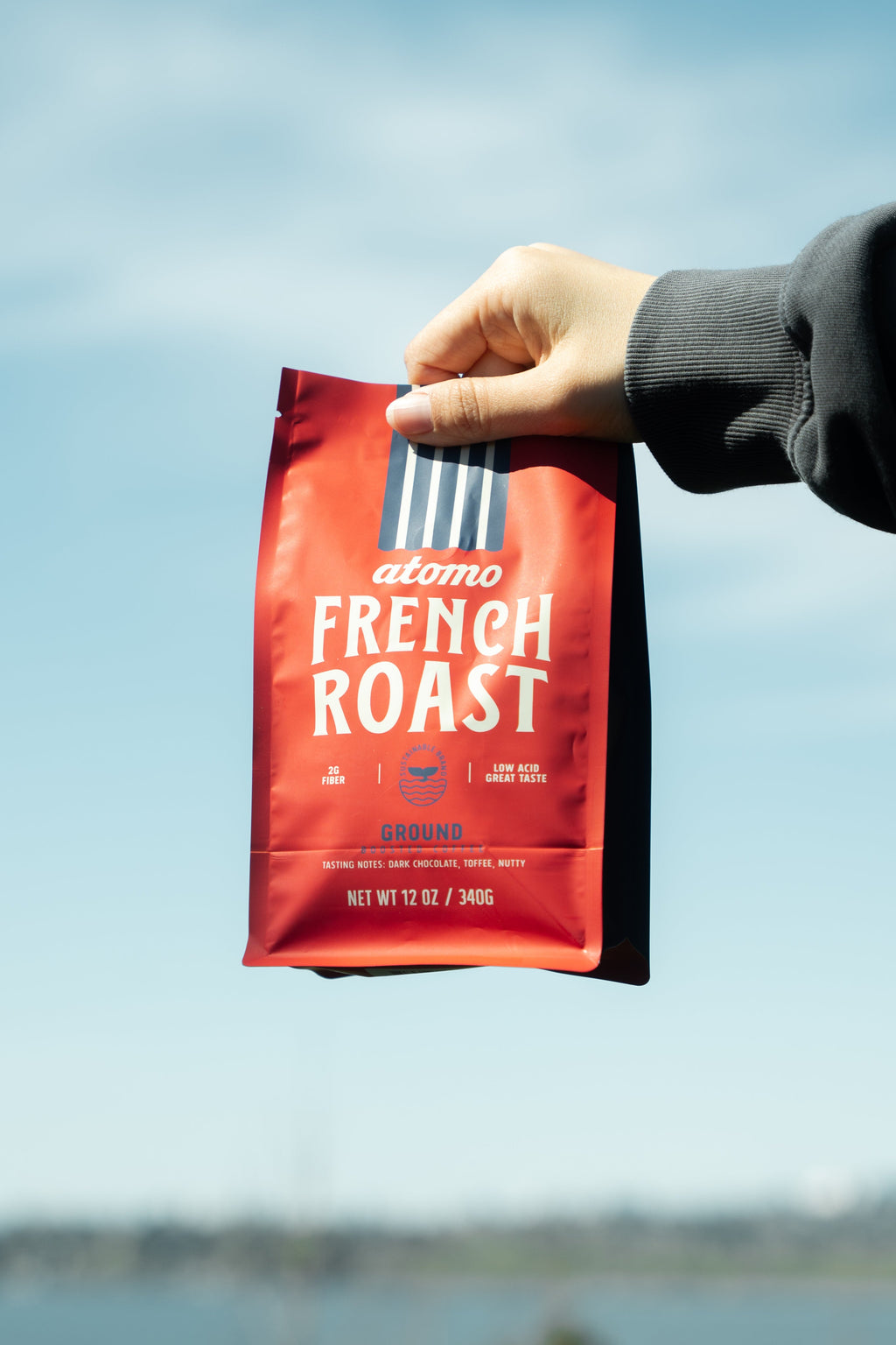 Atomo French Roast Ground Coffee