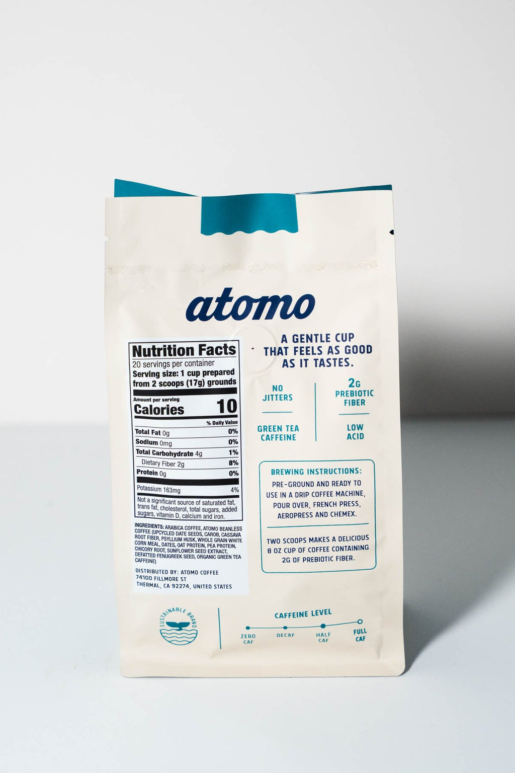 Atomo Prebiotic Ground Coffee