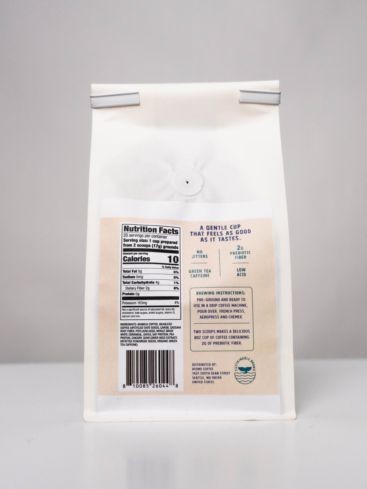 Atomo Prebiotic Ground Coffee