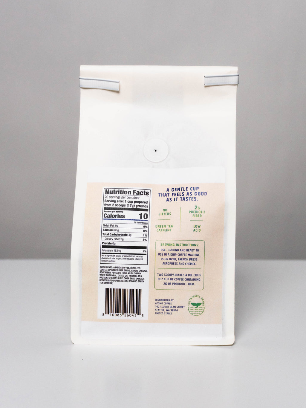 Atomo Prebiotic Ground Coffee